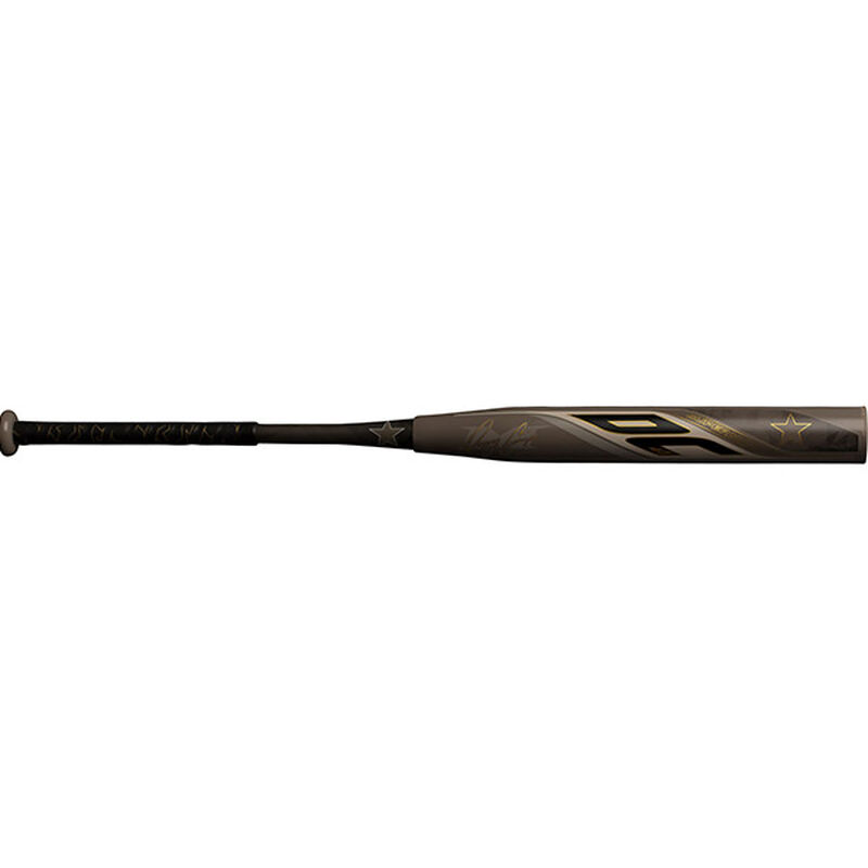 A 2019 DC-41 Supermax ASA bat with a brown barrel and black handle - SKU: MDC18A